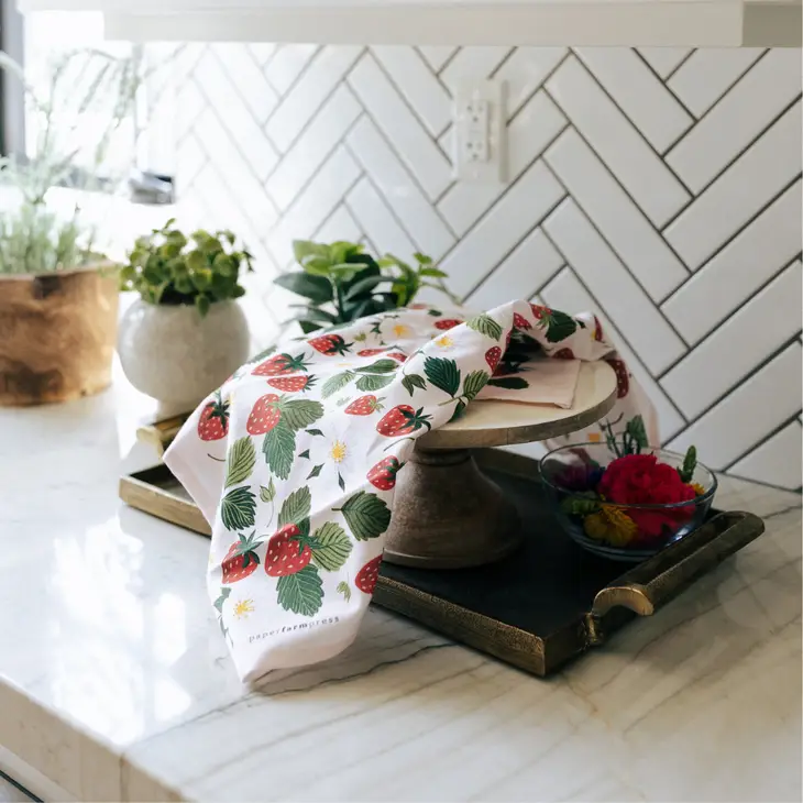 Strawberry Tea Towel – Butter Baker