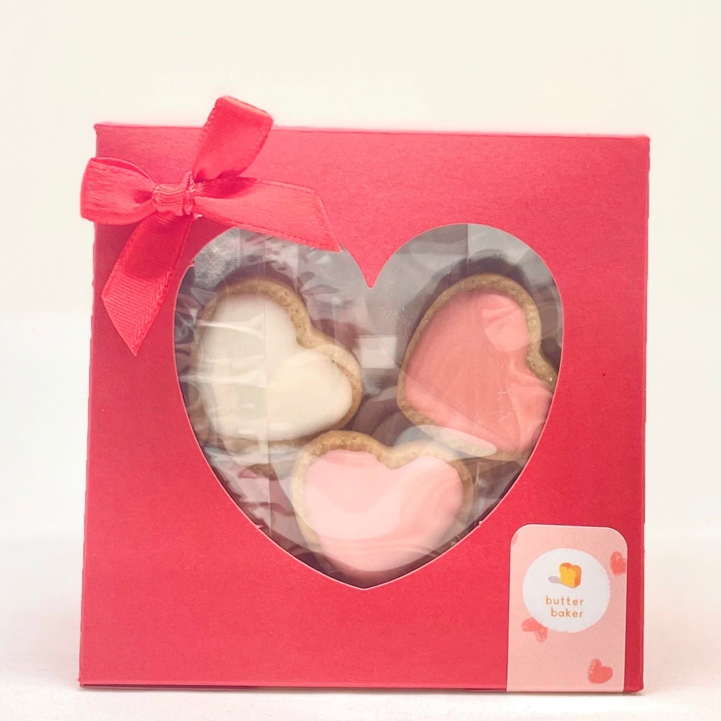 Cookie Gift Box - Red Heart edition