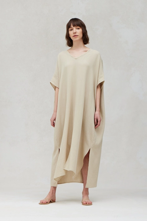 
            
                Load image into Gallery viewer, Acid Washed Gauze Dress
            
        