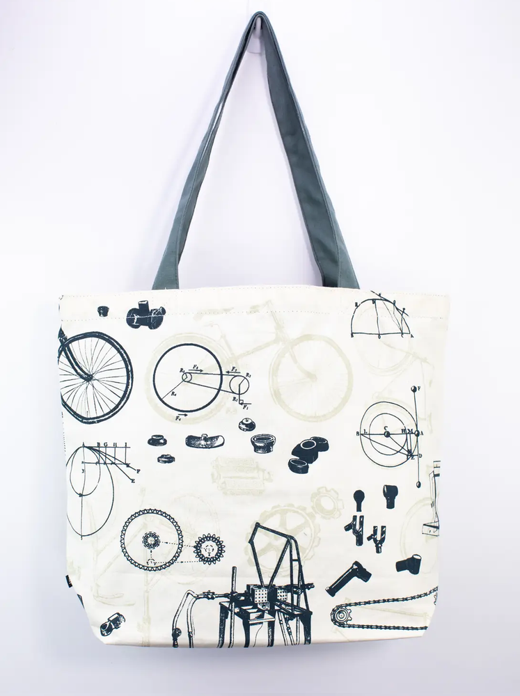 
            
                Load image into Gallery viewer, Bicycle Tote - Reversible
            
        