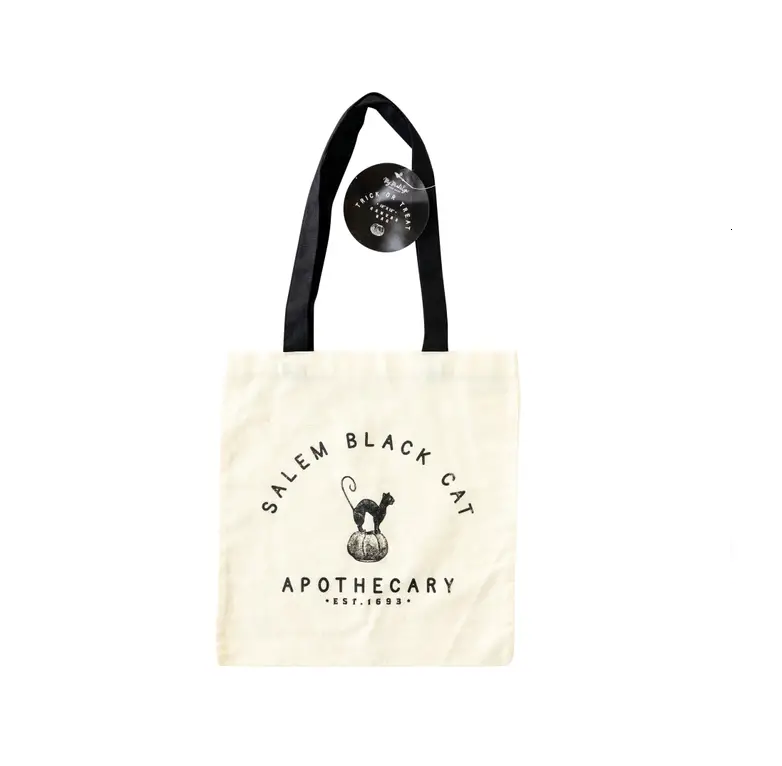 Black Cat Canvas Bag
