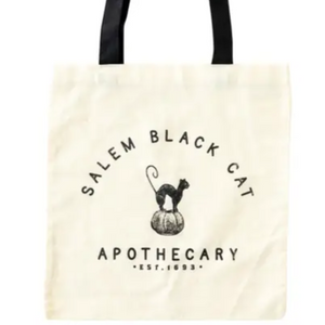 Black Cat Canvas Bag