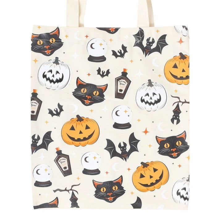 Cat & Pumpkin Tote