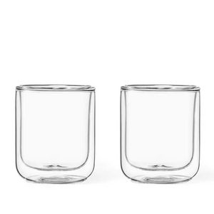 Copy of Double Wall Glass Cup 8 oz - Set Of 2