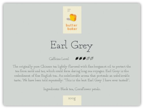 
                      
                        Earl Grey
                      
                    