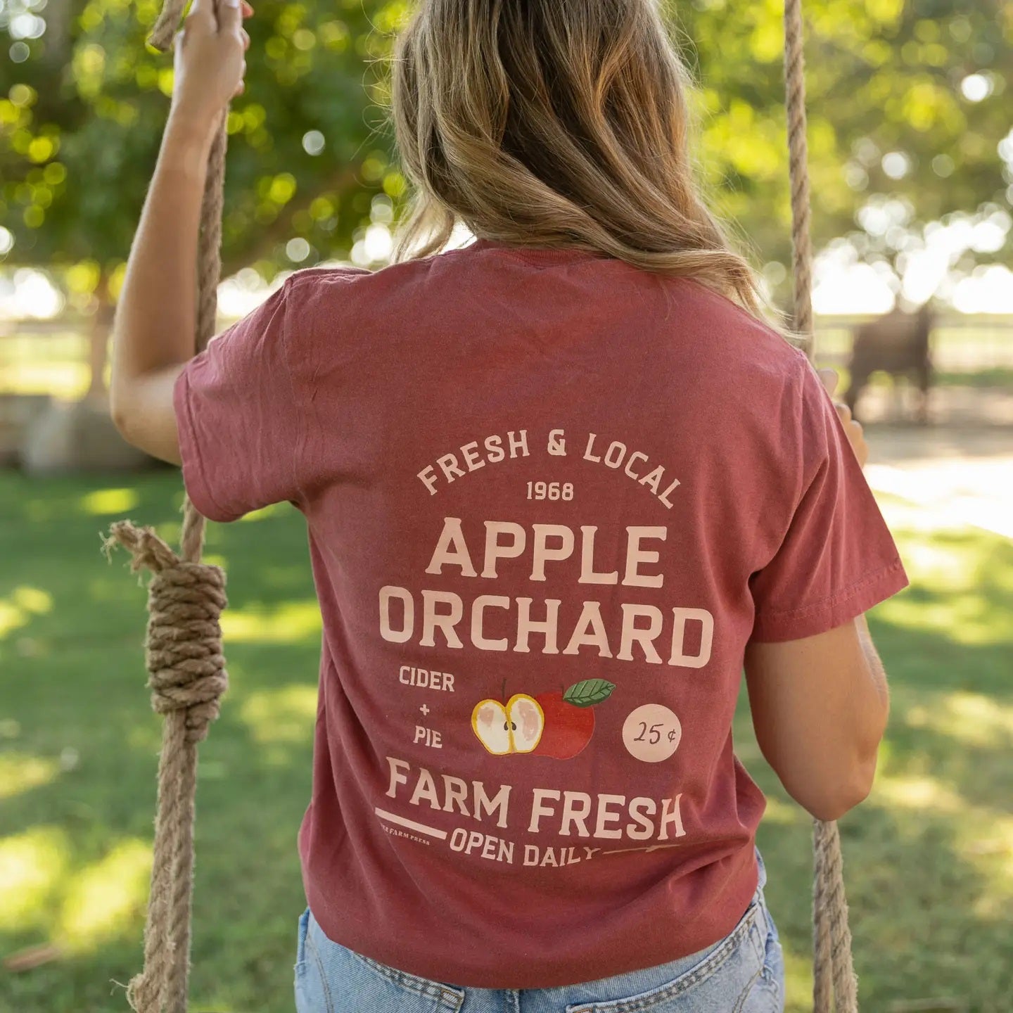 Farmers Market Tee - Apple Orchard