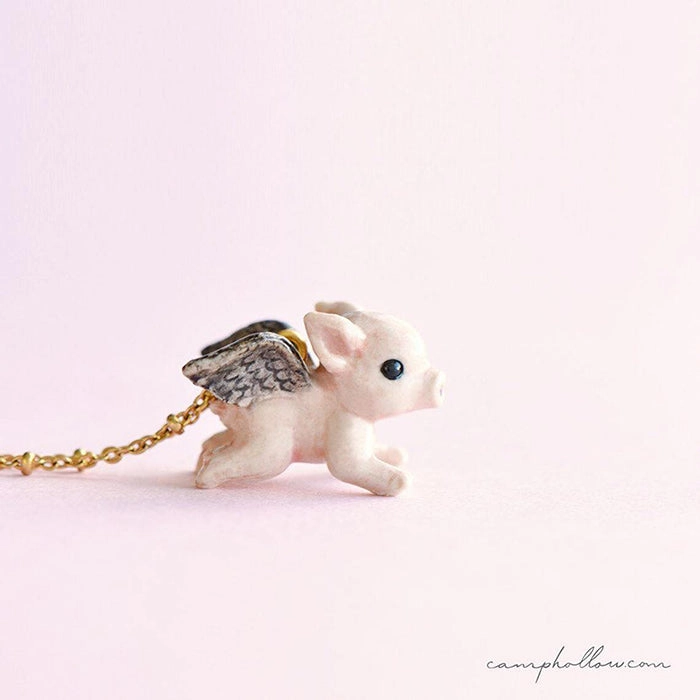 
            
                Load image into Gallery viewer, Flying Pig Necklace
            
        