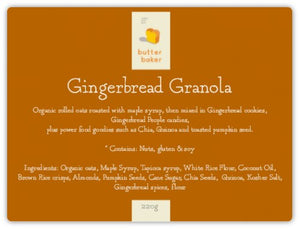 
            
                Load image into Gallery viewer, Gingerbread Granola
            
        