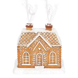 
            
                Load image into Gallery viewer, Gingerbread House Incense Burner
            
        
