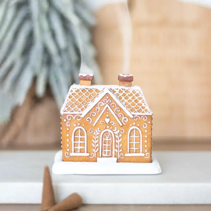 
            
                Load image into Gallery viewer, Gingerbread House Incense Burner
            
        