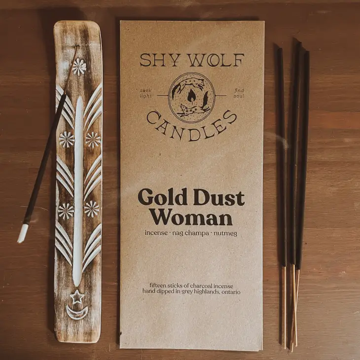 
            
                Load image into Gallery viewer, Gold Dust Woman Incense
            
        