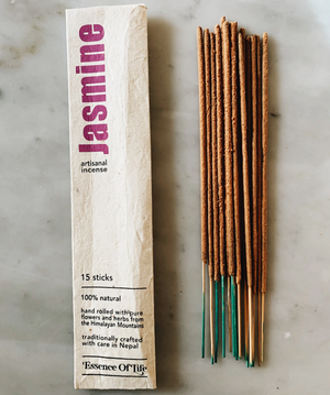 Handcrafted 100% Natural Artisanal incense- Jasmine