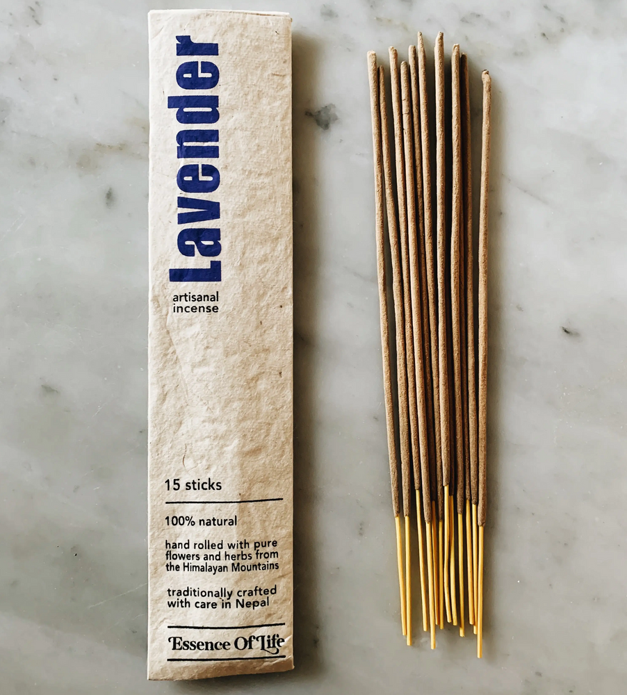 Handcrafted 100% Natural Artisanal incense- Lavender
