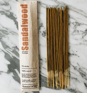 Handcrafted 100% Natural Artisanal incense - Sandalwood