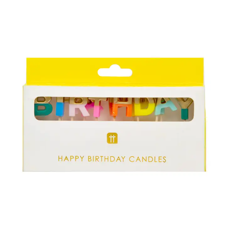Happy Birthday Candle (13 letter candles)