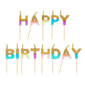 
            
                Load image into Gallery viewer, Happy Birthday Candle (13 letter candles)
            
        