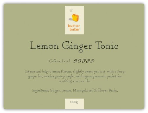 Lemon Ginger Tonic