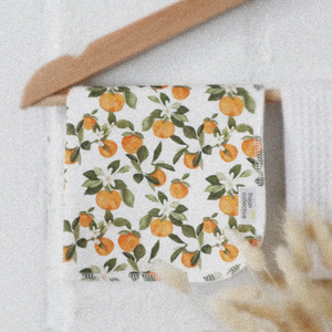 Organic Cotton Face Cloth - Clementine