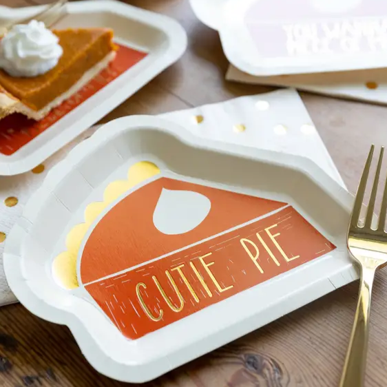 Party Plates - Pumpkin Pie