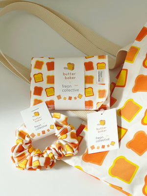 
            
                Load image into Gallery viewer, Organic Cotton Face Cloth - Butter Baker
            
        