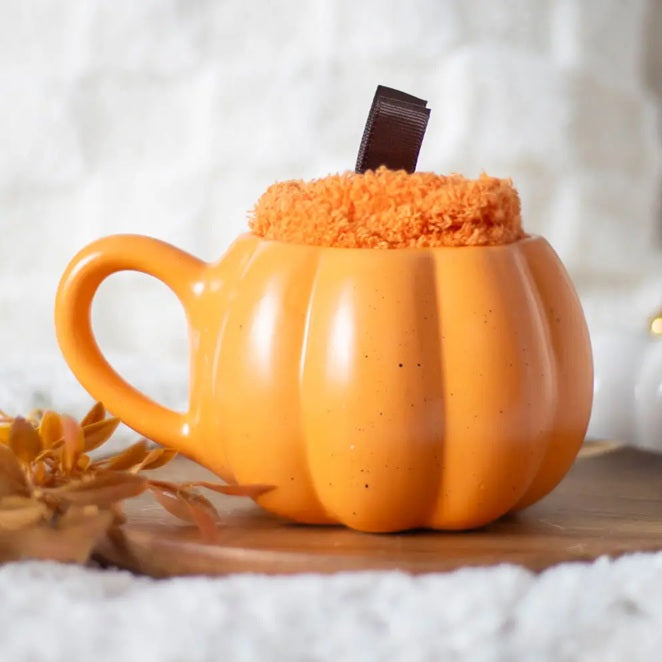 Pumpkin Mug & Socks Set