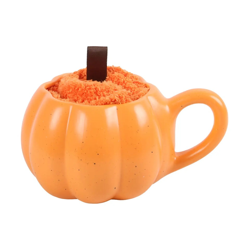 Pumpkin Mug & Socks Set