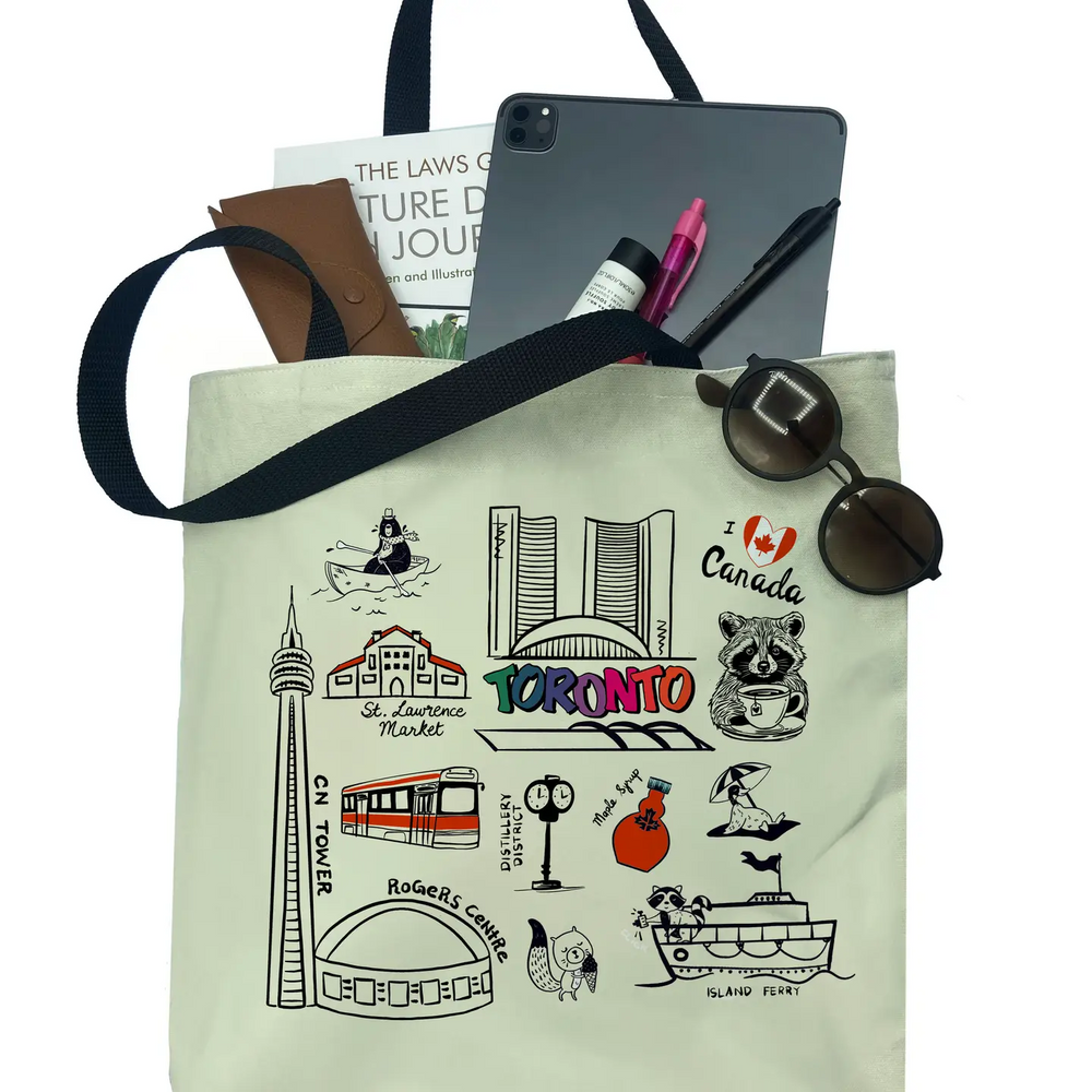 Toronto Icons Canvas Tote bag