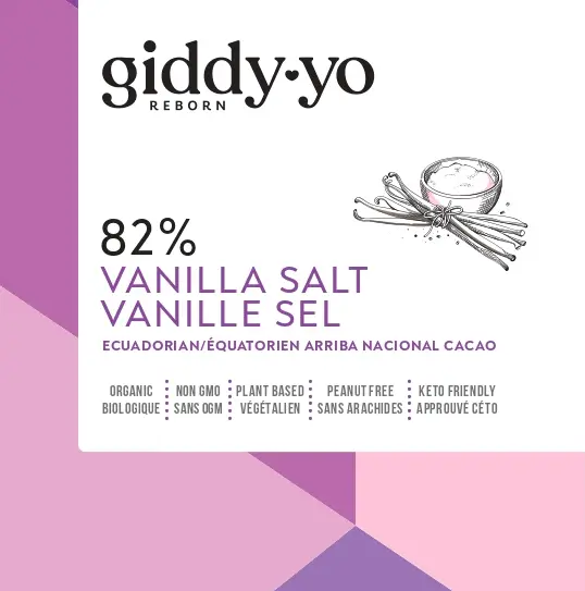 
            
                Load image into Gallery viewer, Vanilla Salt - 82% Dark Chocolate
            
        