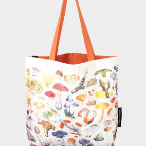 
            
                Load image into Gallery viewer, Woodland Mushrooms Tote - Reversible
            
        