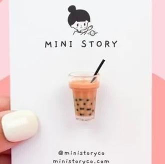 Bubble Tea Pin