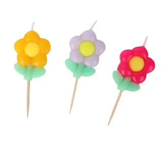 Daisy Birthday Candles - 5 Pack