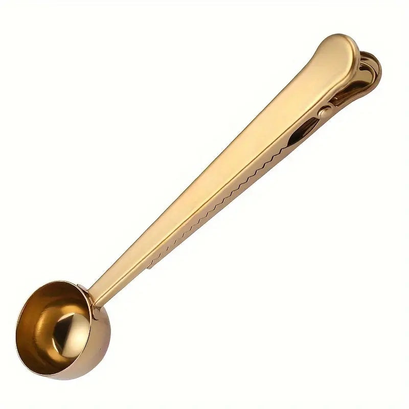 
                      
                        Spoon with Bag Clip - Gold
                      
                    