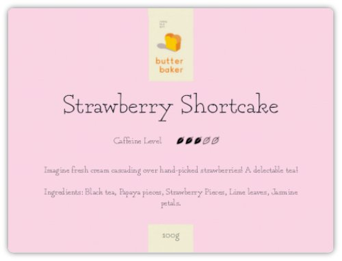 
                      
                        Strawberry Shortcake Tea
                      
                    