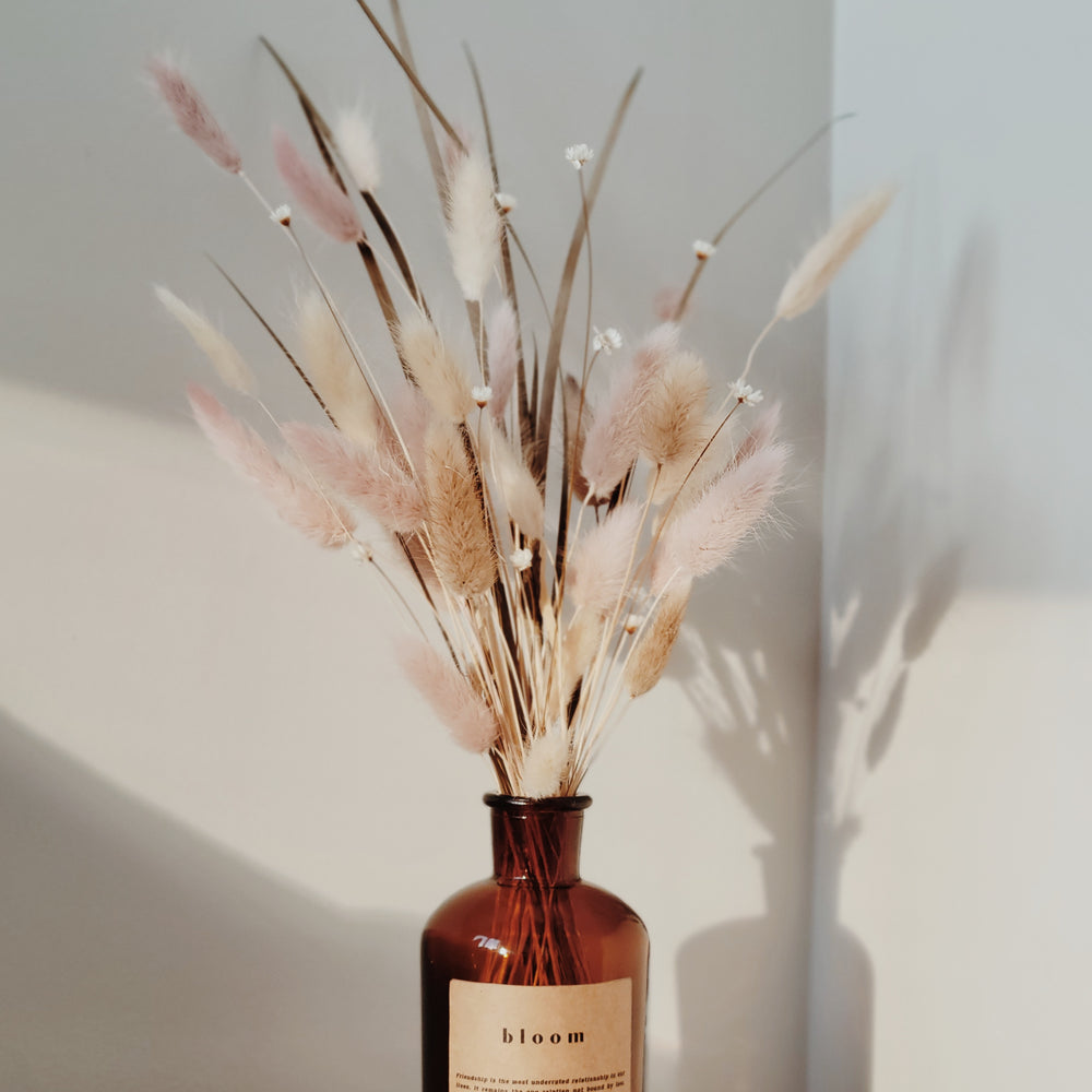 
                      
                        Dried Bouquet in Glass Vase
                      
                    