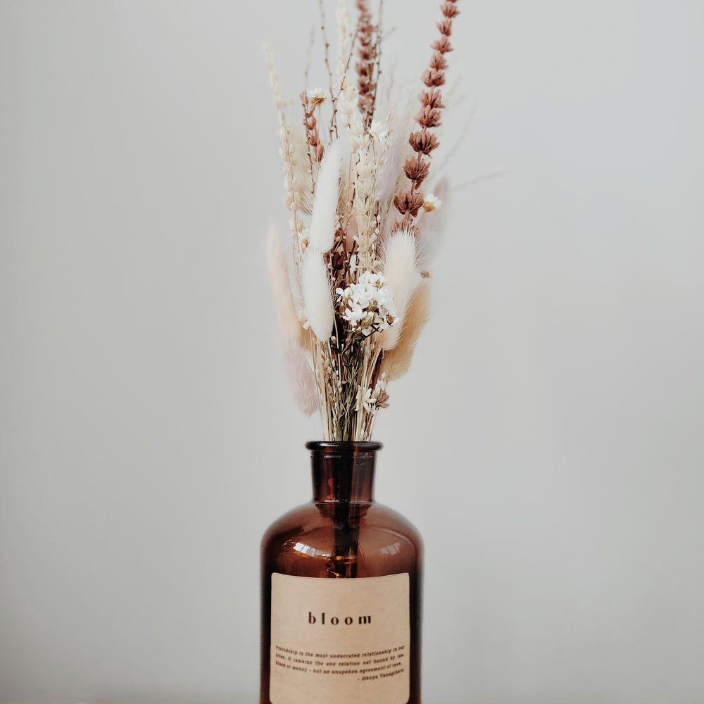 
                      
                        Dried Bouquet in Glass Vase
                      
                    