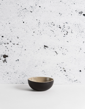 
            
                Load image into Gallery viewer, Handmade Cereal Bowl - Matte Black.Linen
            
        