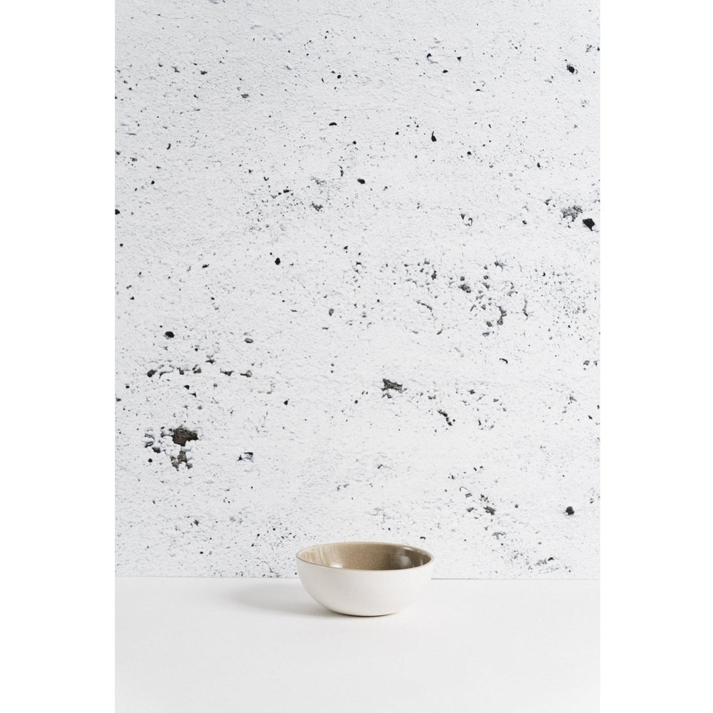 Handmade Cereal Bowl Matte White.Linen