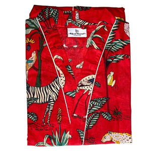 
            
                Load image into Gallery viewer, Jungle Robe - Hand Printed
            
        