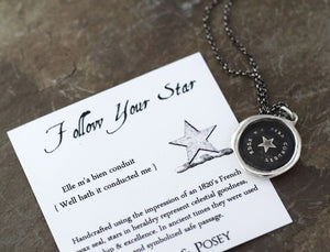 "Follow Your Star" handmade Necklace