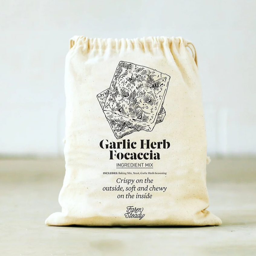 
            
                Load image into Gallery viewer, Garlic Herb Focaccia - Baking Mix
            
        