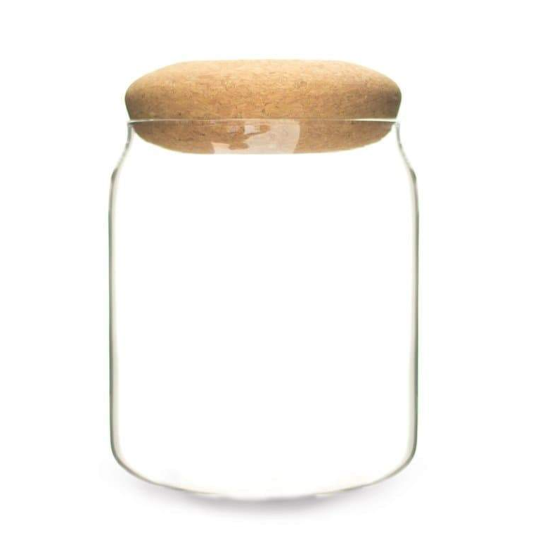 
            
                Load image into Gallery viewer, Glass Jar with cork lid - 0.7L
            
        