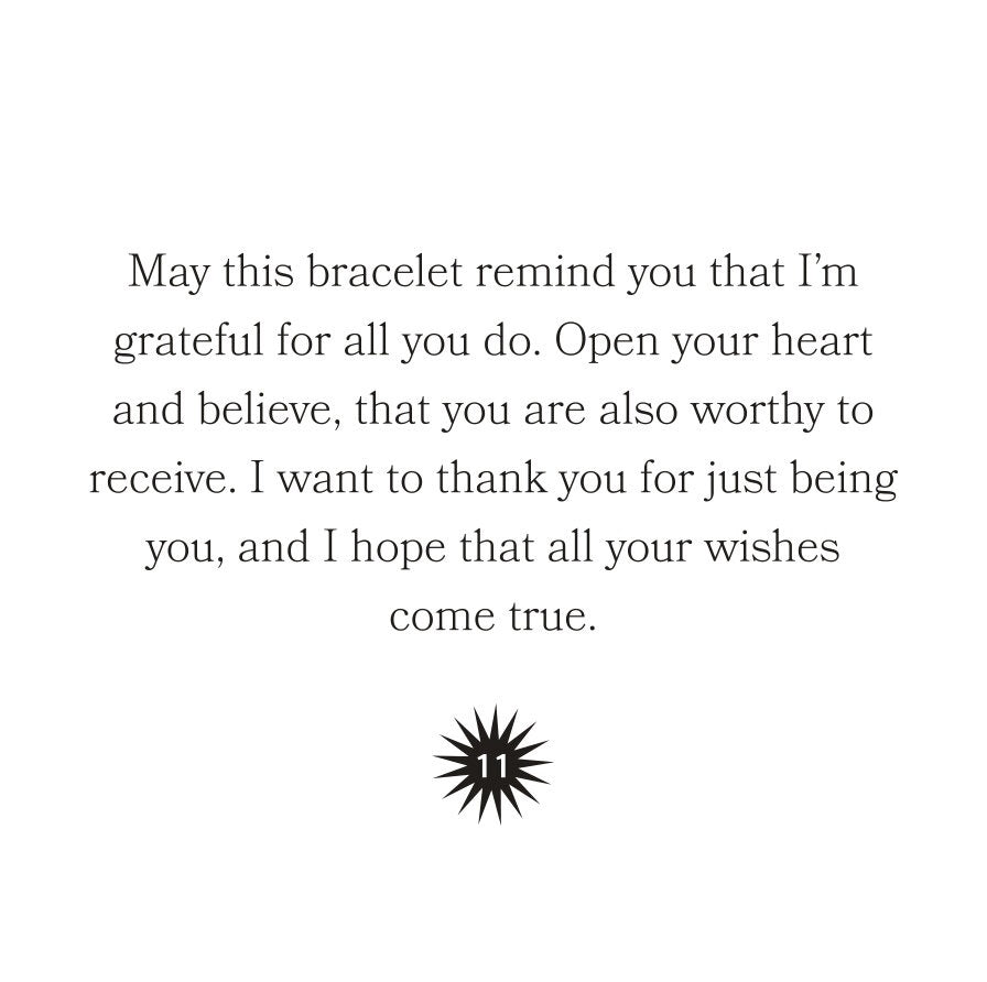 Gratitude Wish Bracelet