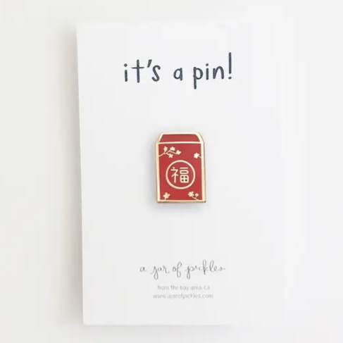 Lunar New Year Red Pocket Pin