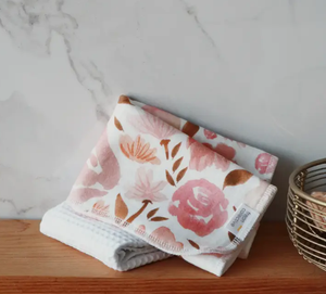 Organic Cotton Face Cloth - Juliet Florals