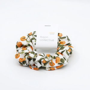 Organic Cotton Hair Scrunchie - Clementine