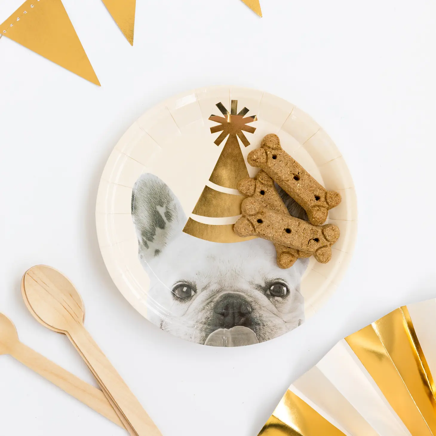 Party Plates Dog Butter Baker