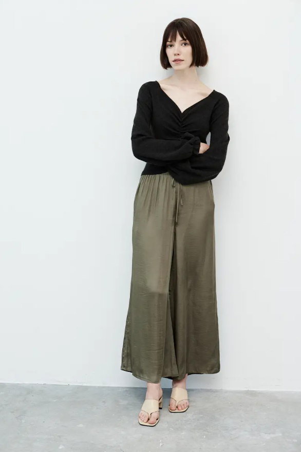 Palazzo Satin Pants