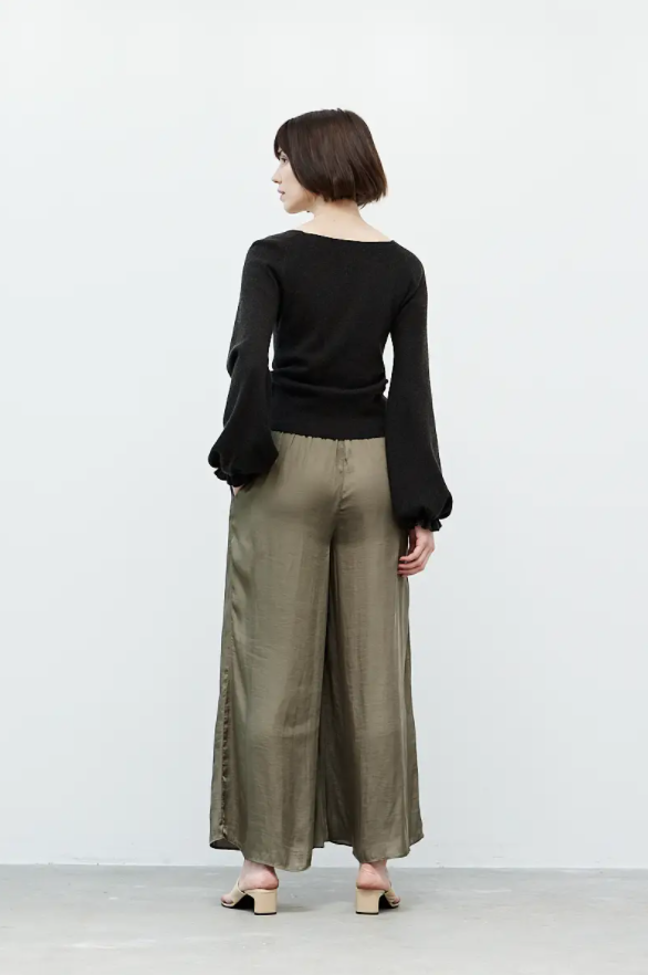 Palazzo Satin Pants