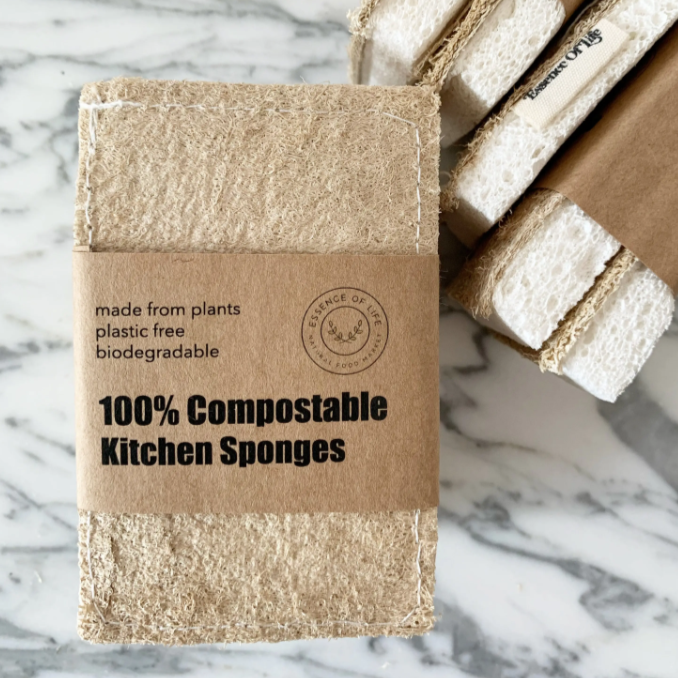 
            
                Load image into Gallery viewer, 100% Compostable Kitchen Sponge
            
        