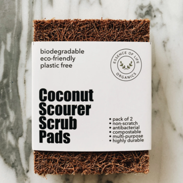 Coconut Scourer Scrub Pads - 100% plant based and compostable